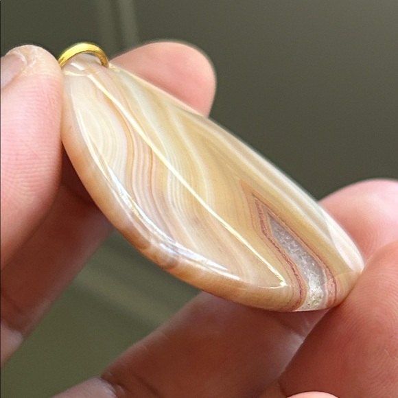 🖤Natural Agate stone Pendant - Picture 3 of 13
